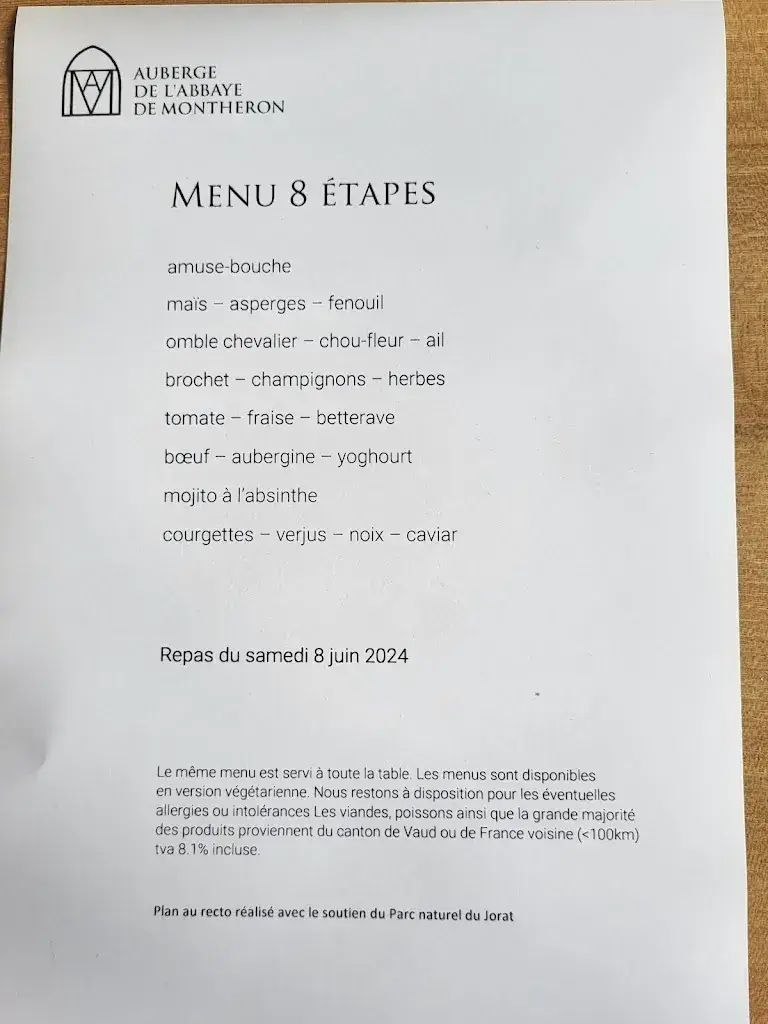 Auberge de l'Abbaye de Montheron_Montheron_menu_image_1