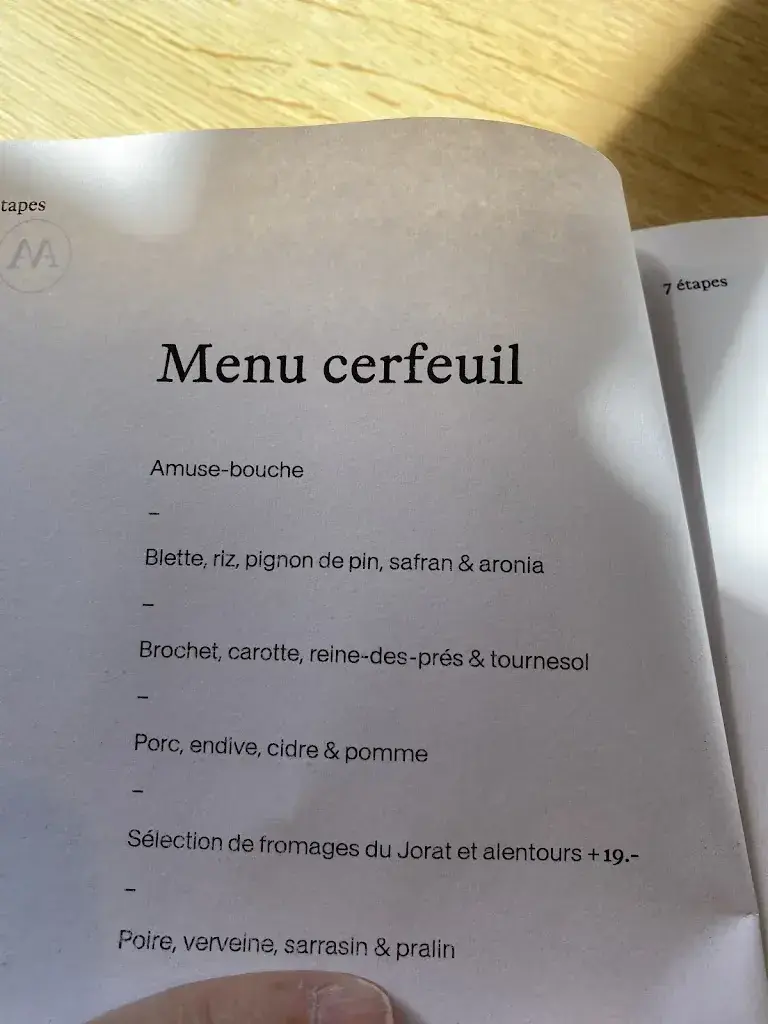 Menu_Auberge de l'Abbaye de Montheron_Montheron_image_2