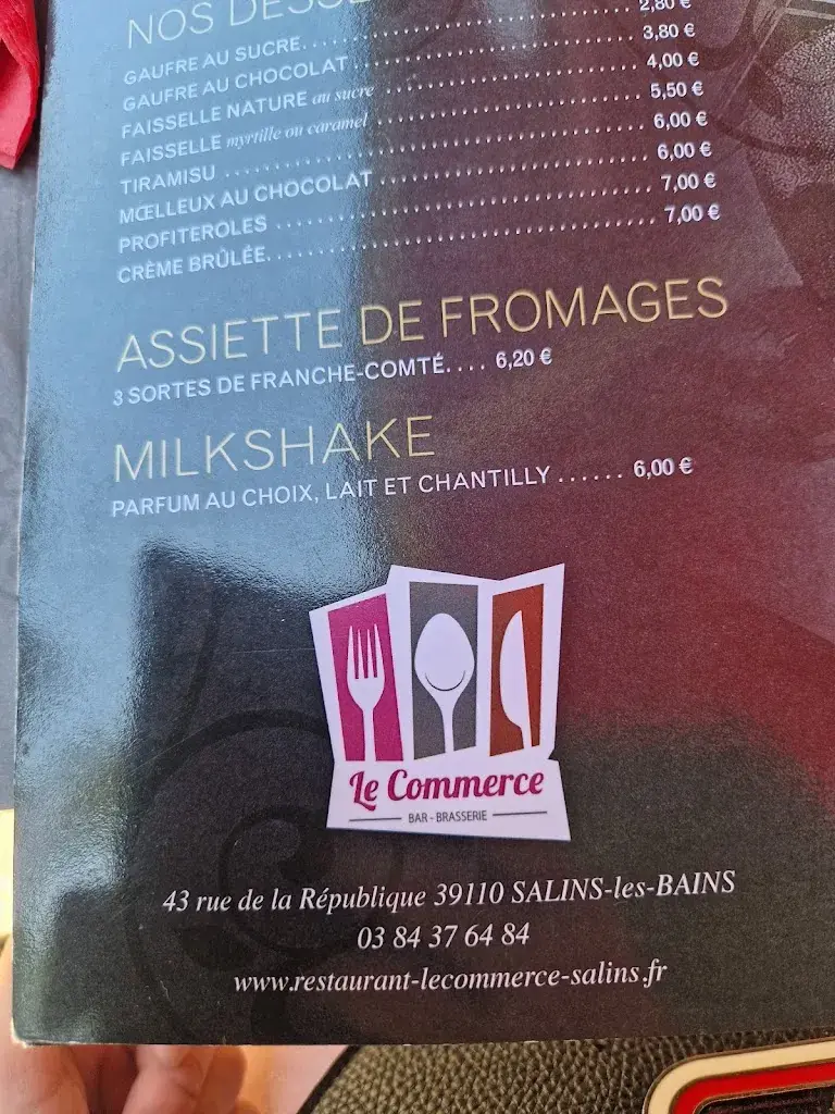 Menu_Bistrot le commerce_France_image_3