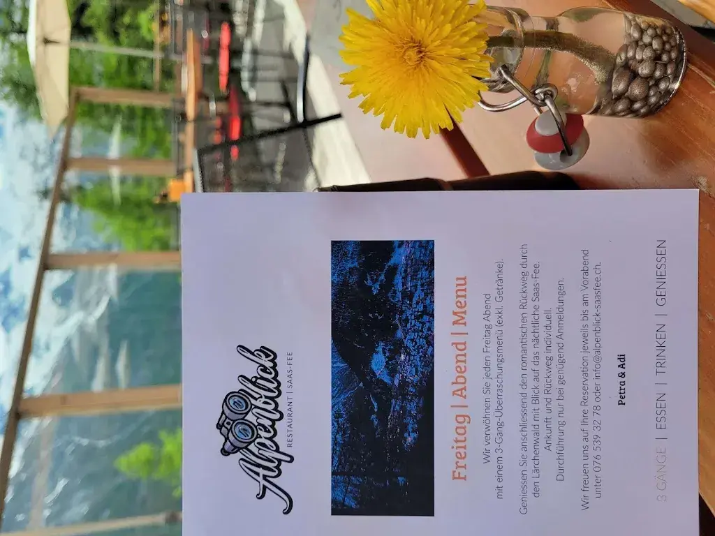 Restaurant Alpenblick restaurante en Saas-Fee