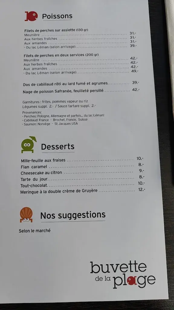 Buvette de la Plage Tannay - Restaurant terrasse_Tannay_menu_image_1