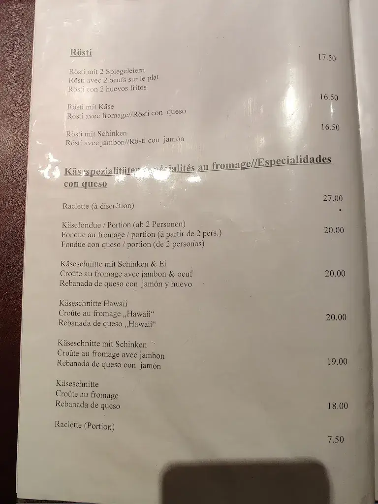 Menu_Restaurant Monte-Rosa_St. Niklaus_image_3