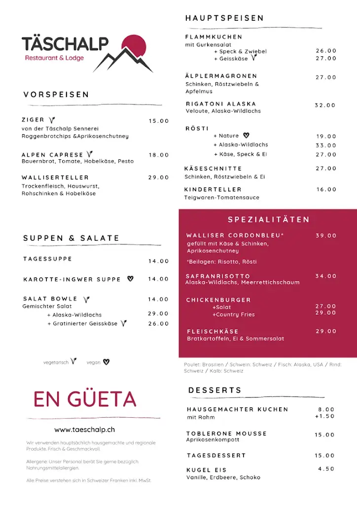 Täschalp Restaurant & Lodge_Täsch_menu_image_1