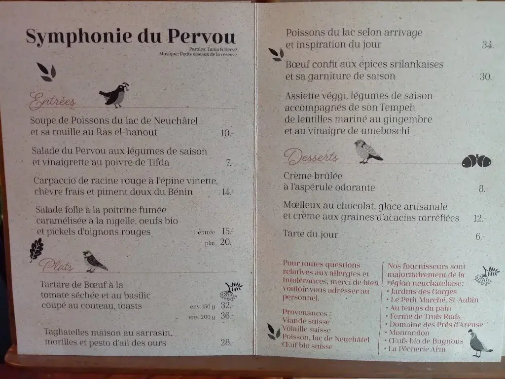 Menu_Restaurant du Pervou_Boudry_image_3