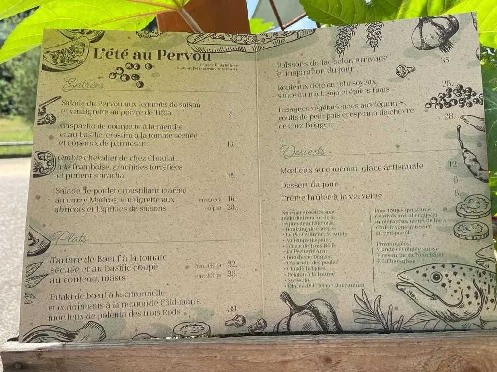 Menu_Restaurant du Pervou_Boudry_image_4