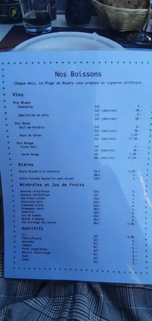 Menu_Plage de Boudry_Boudry_image_4