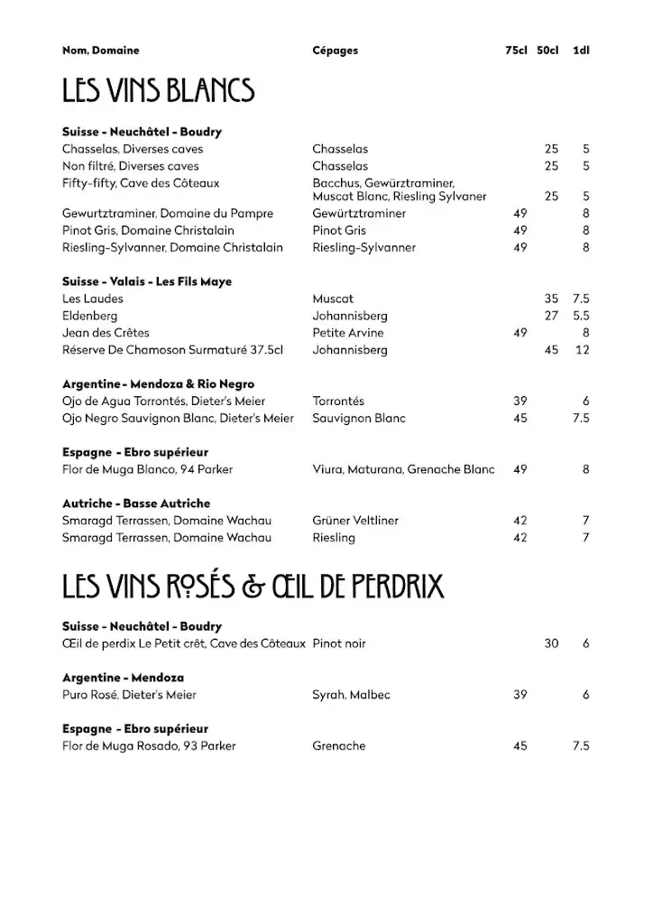 Menü_La Brasserie - Auberge des Vieux-Toits_Boudry_Bild_4