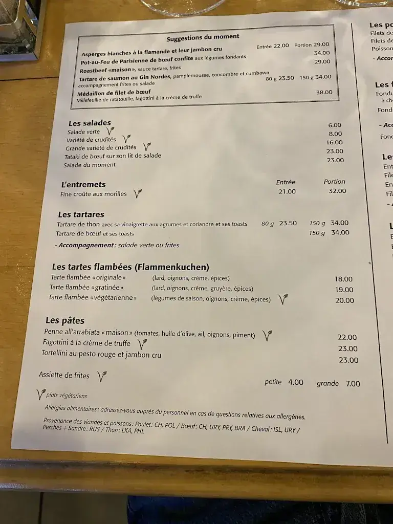 Restaurant Le Pilotis_Cortaillod_menu_image_1
