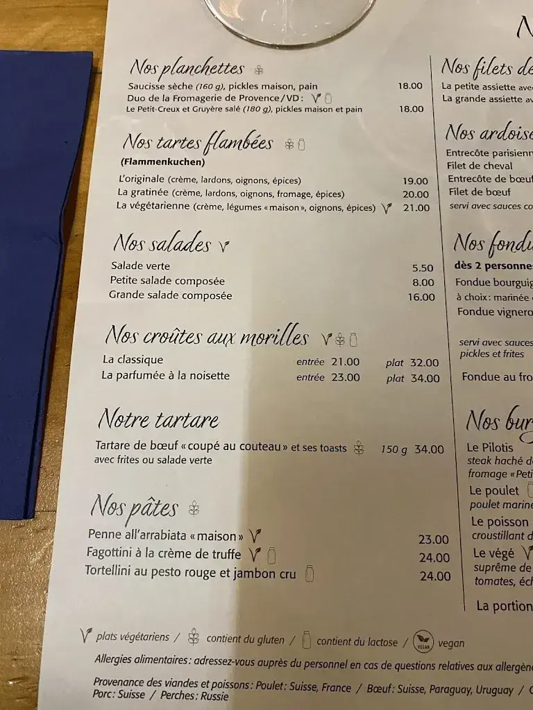 Menu_Restaurant Le Pilotis_Cortaillod_image_3