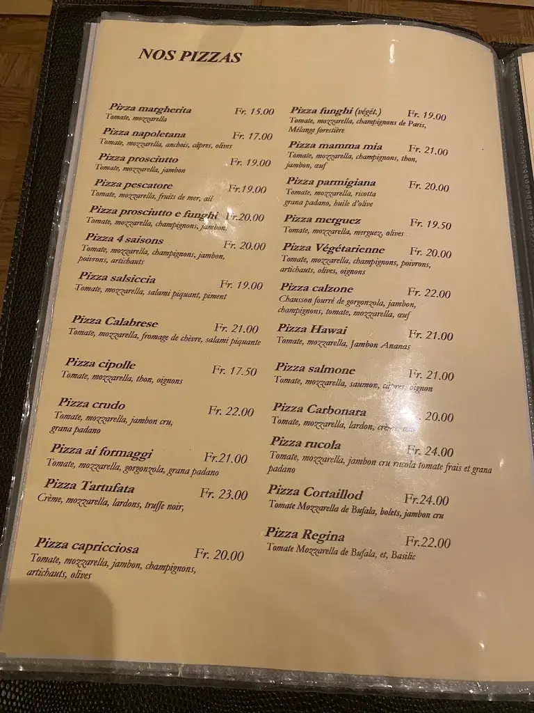 Restaurant - Pizzeria Hôtel de commune_Cortaillod_menu_image_1