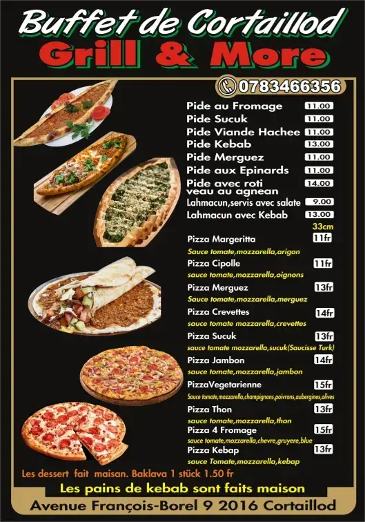 Buffet de cortaillod Grill&More restaurant in Cortaillod