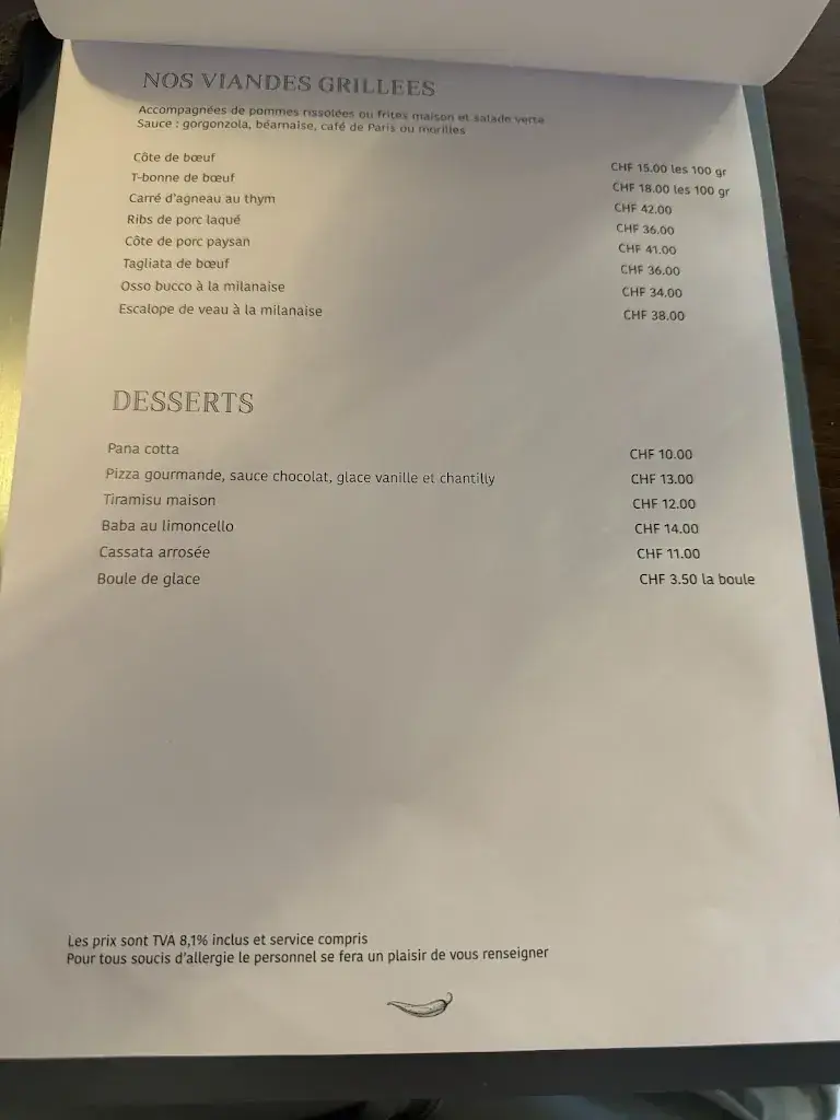 Menu_I Nonni Restaurant Italien_Bevaix_immagine_4