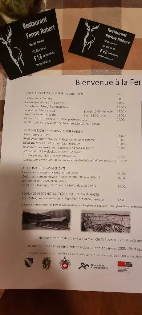 Menu_La Ferme Robert_Noiraigue_immagine_3