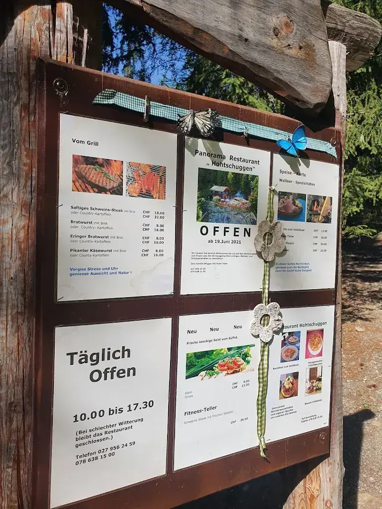 Menu_Restaurant Hohtschuggen_Grächen_immagine_1