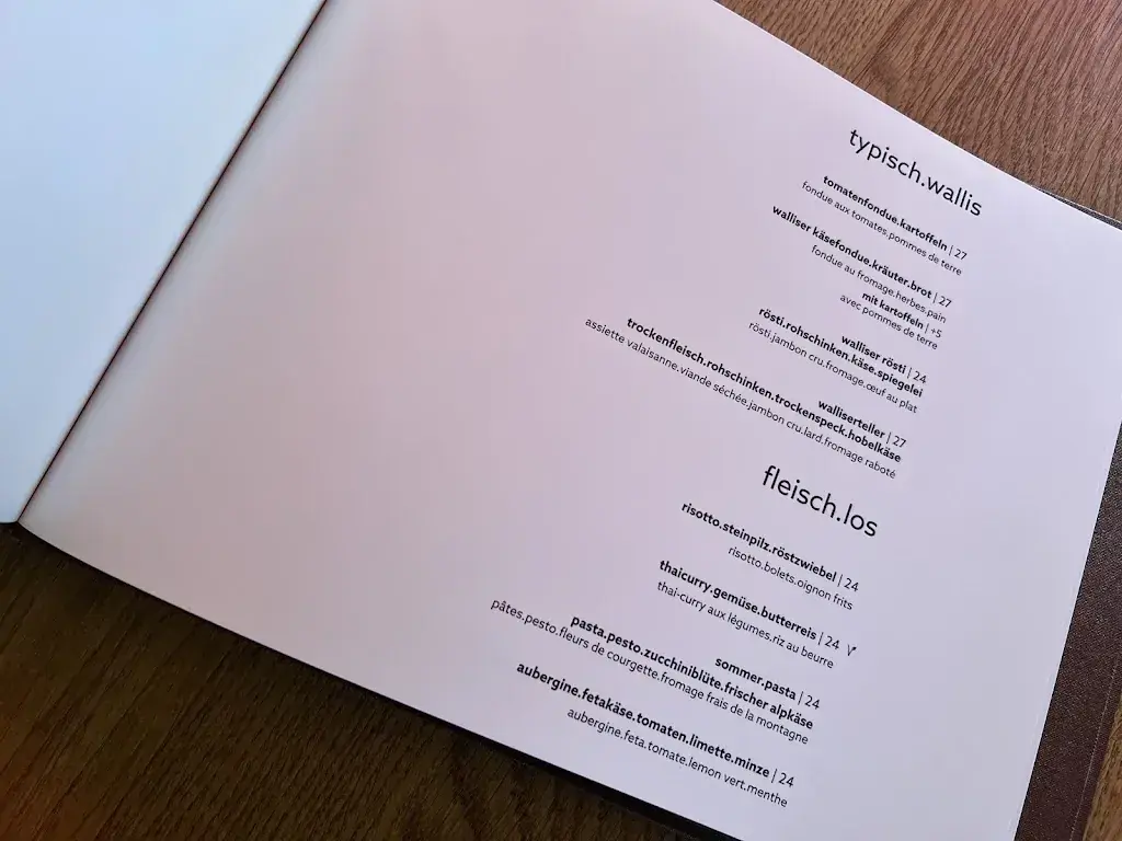 Menu_Boutiquehotel / Restaurant Walliserkanne_Grächen_image_2