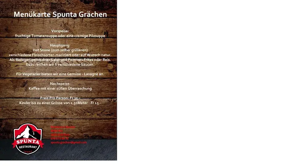 Spunta ristorante a Grächen