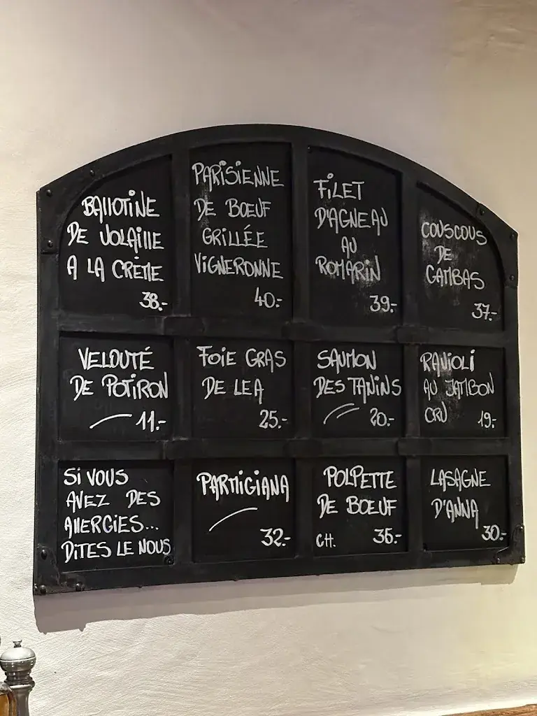 Les Tanins restaurant à Sion