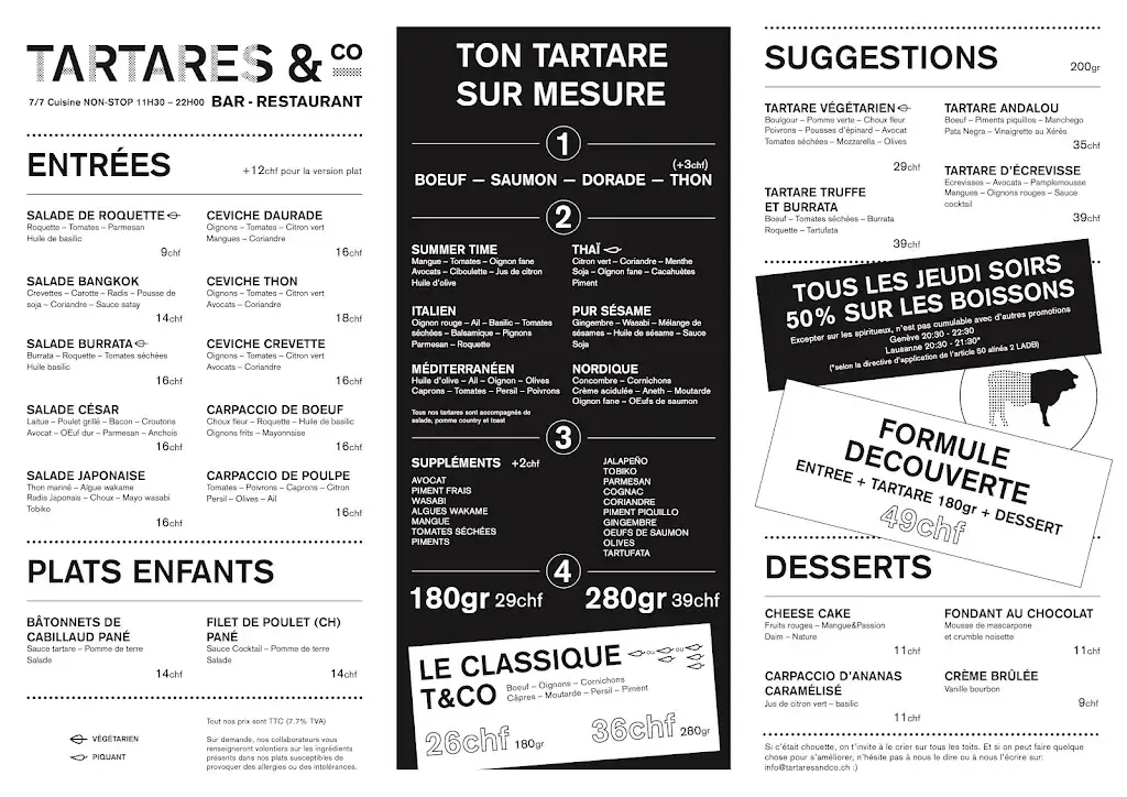 Menu_Tartares & Co Lausanne_Lausanne_image_3