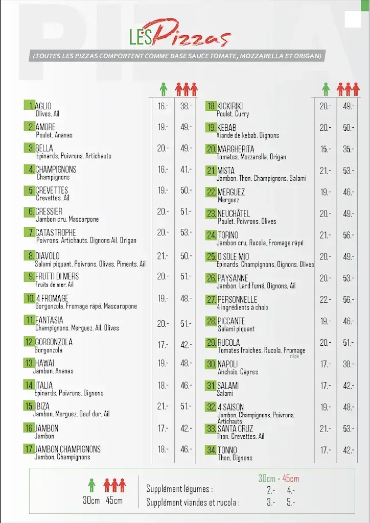 Menu_Pizza Torino | Pizza, kebab, pâtes, tacos et hamburger à Cressier_Cressier_immagine_3