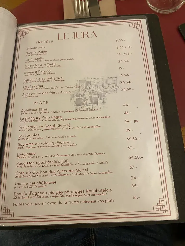 Brasserie Le Jura restaurante en Neuchâtel