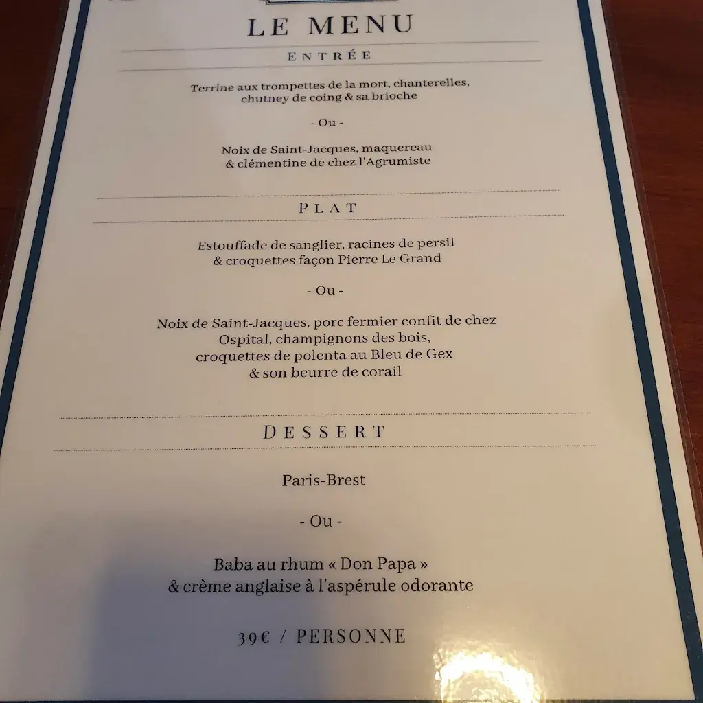 Menu_La Péniche_Belgium_image_4