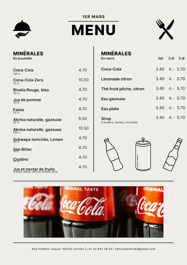 Menu_Restaurant le 1er mars_Cernier_image_2