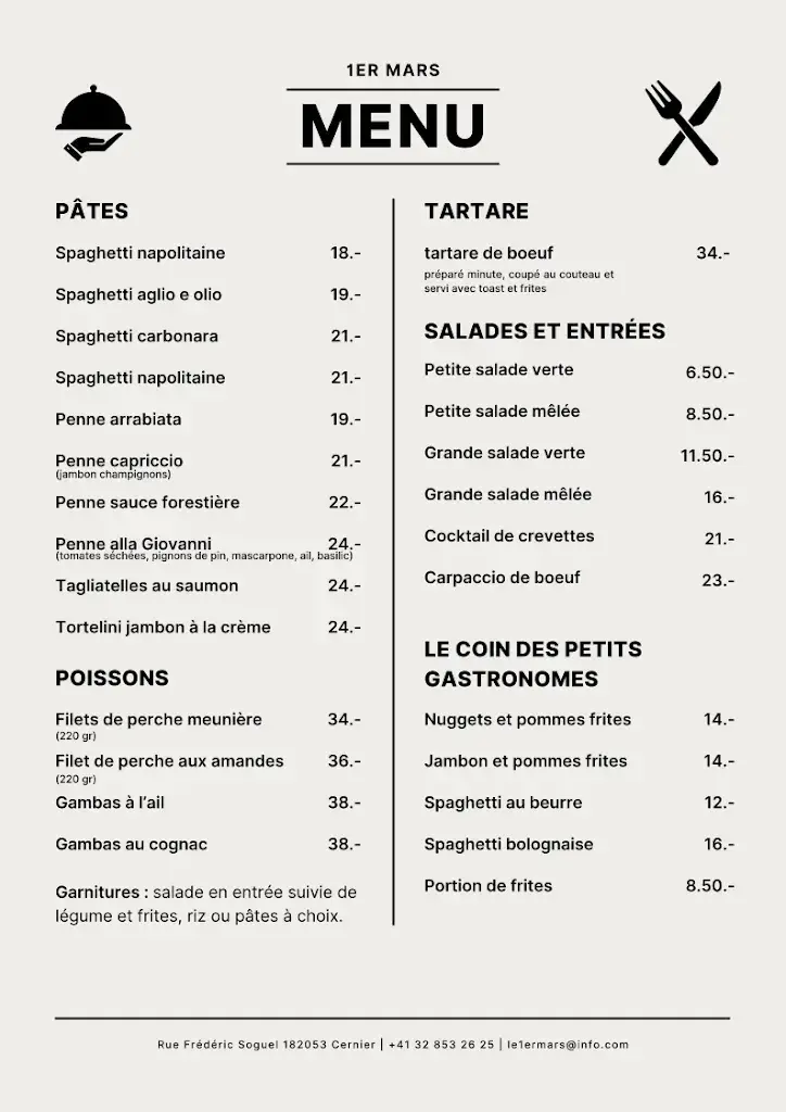 Menu_Restaurant le 1er mars_Cernier_image_4