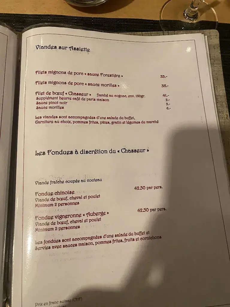 Menü_Hostel Du Chasseur_Fenin-Vilars-Saules_Bild_4