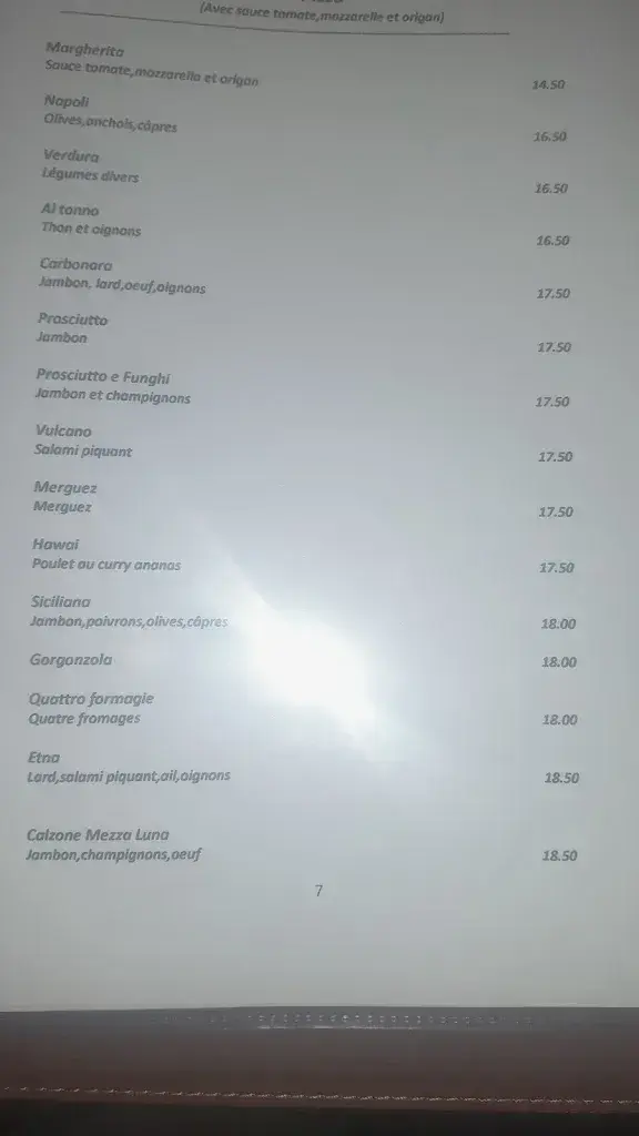 Restaurant La Fontaine_Les Verrières_menu_image_1