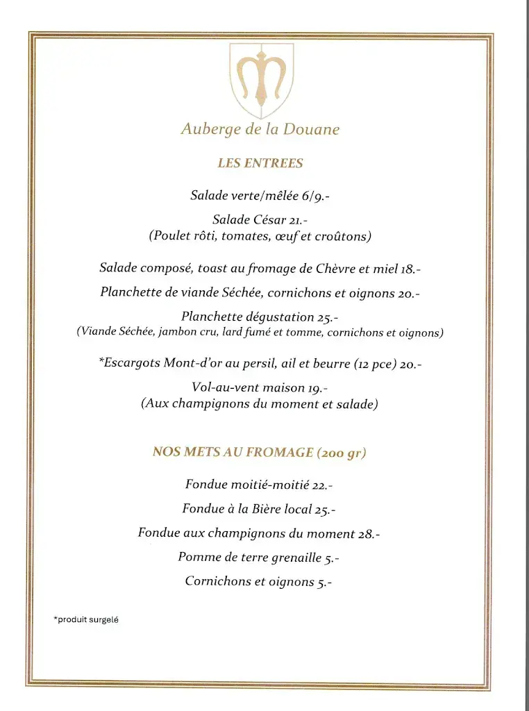 Menu_Auberge de la Douane_Moudon_image_2