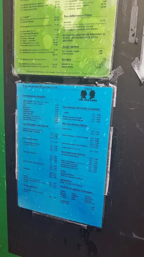 Menu_Bach et Buck - Fleurier_Fleurier_image_4