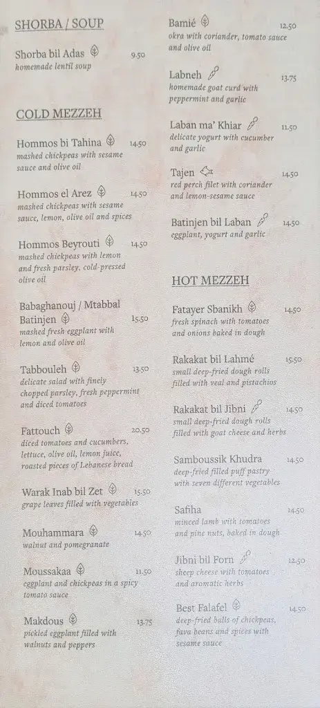 Menu_Restaurant Le Cèdre - Bellevue_Zürich_image_2