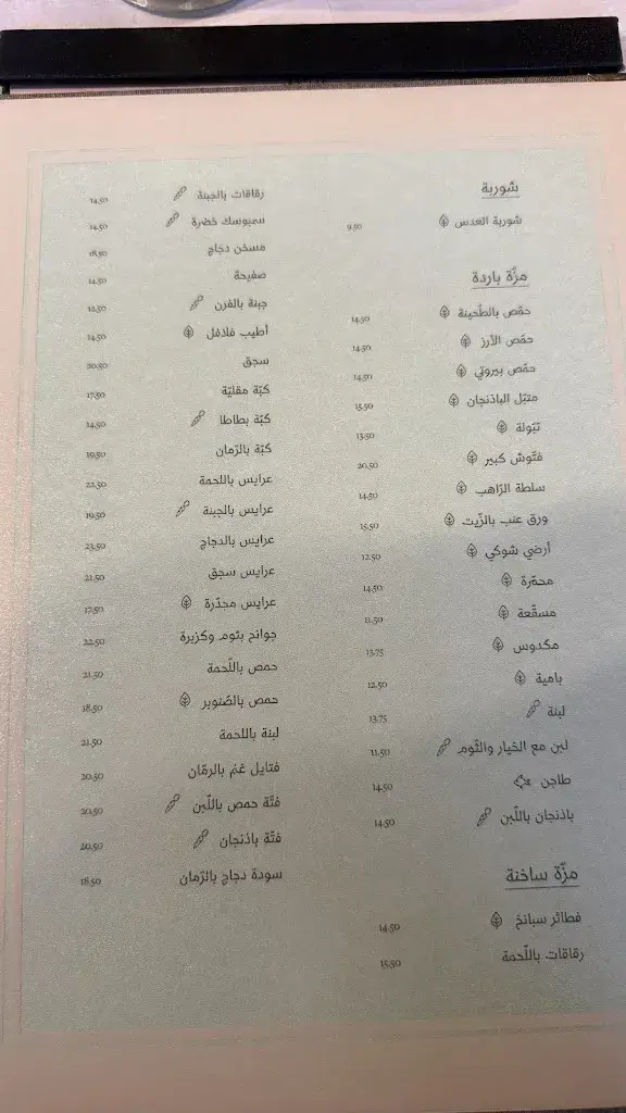 Menu_Restaurant Le Cèdre - Bellevue_Zürich_image_3