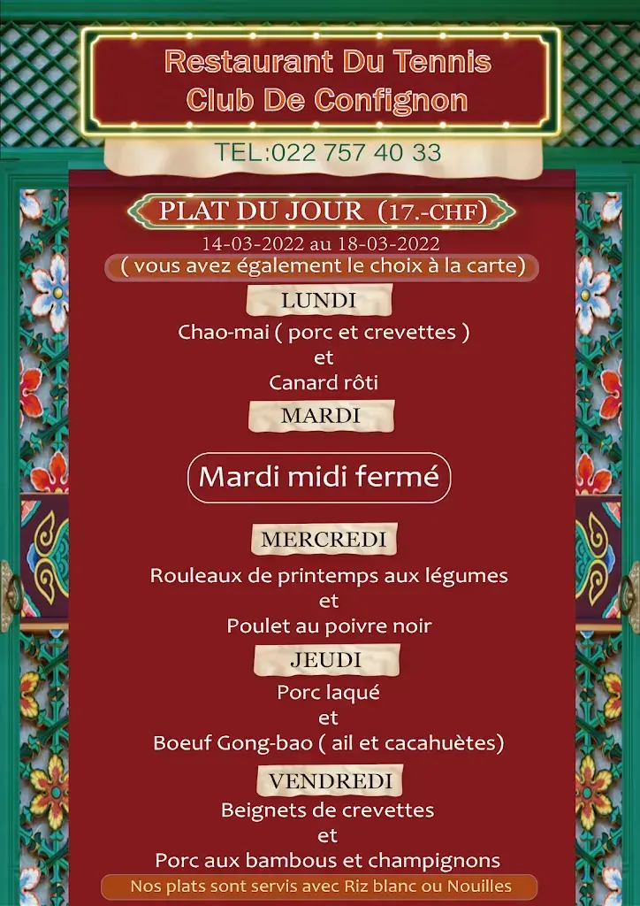 Menu_Restaurant Tennis-Club de Confignon_Onex-Confignon_imagen_4