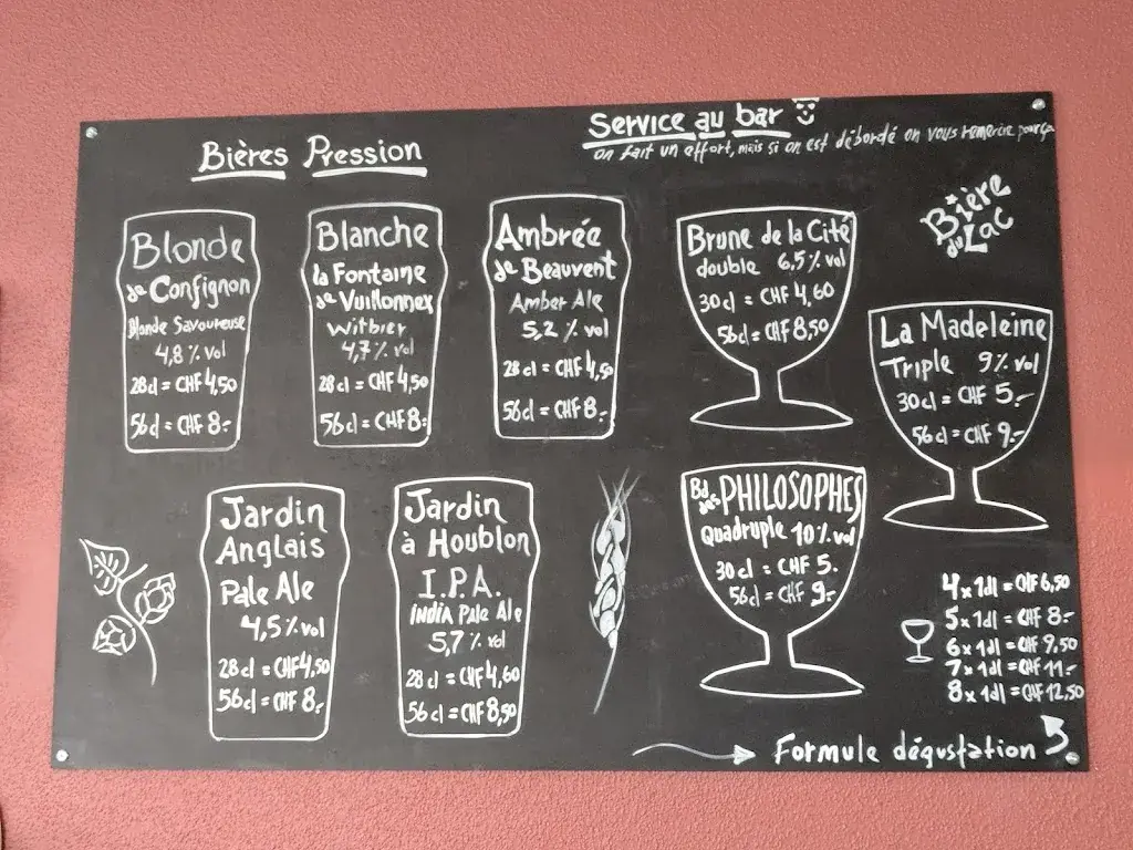 Menu_biere du lac_Confignon_imagen_2