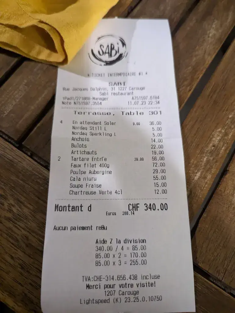 SABI restaurant ristorante a Carouge