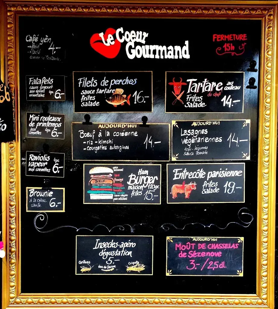 Le Coeur Gourmand restaurante en Laconnex