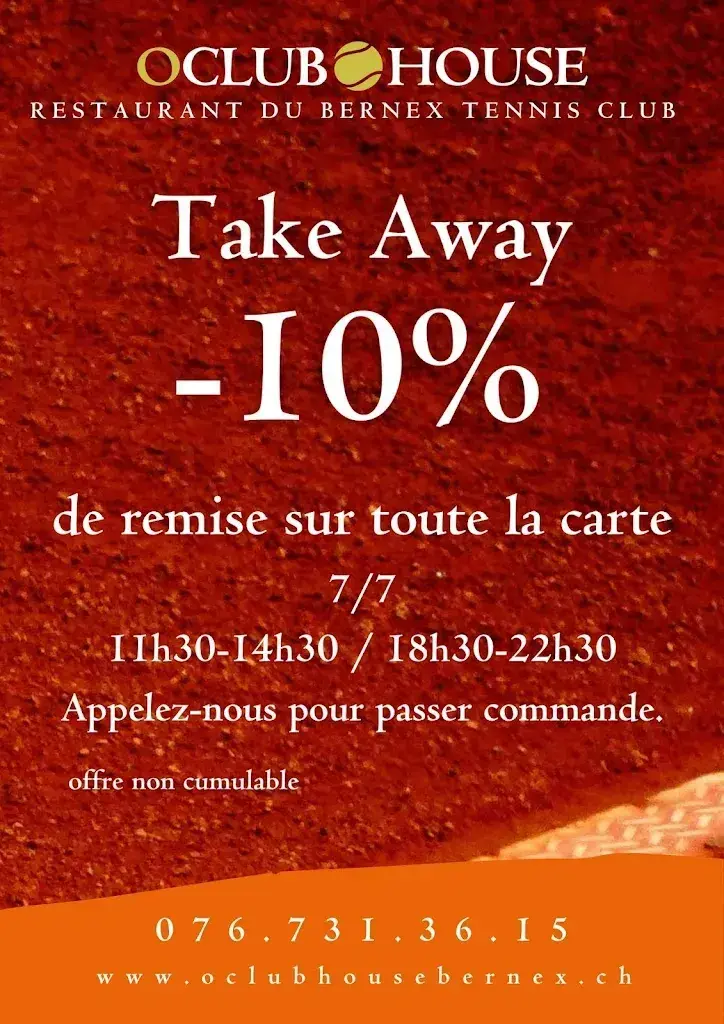 O Club House Restaurant du Bernex Tennis Club_Bernex_menu_image_1
