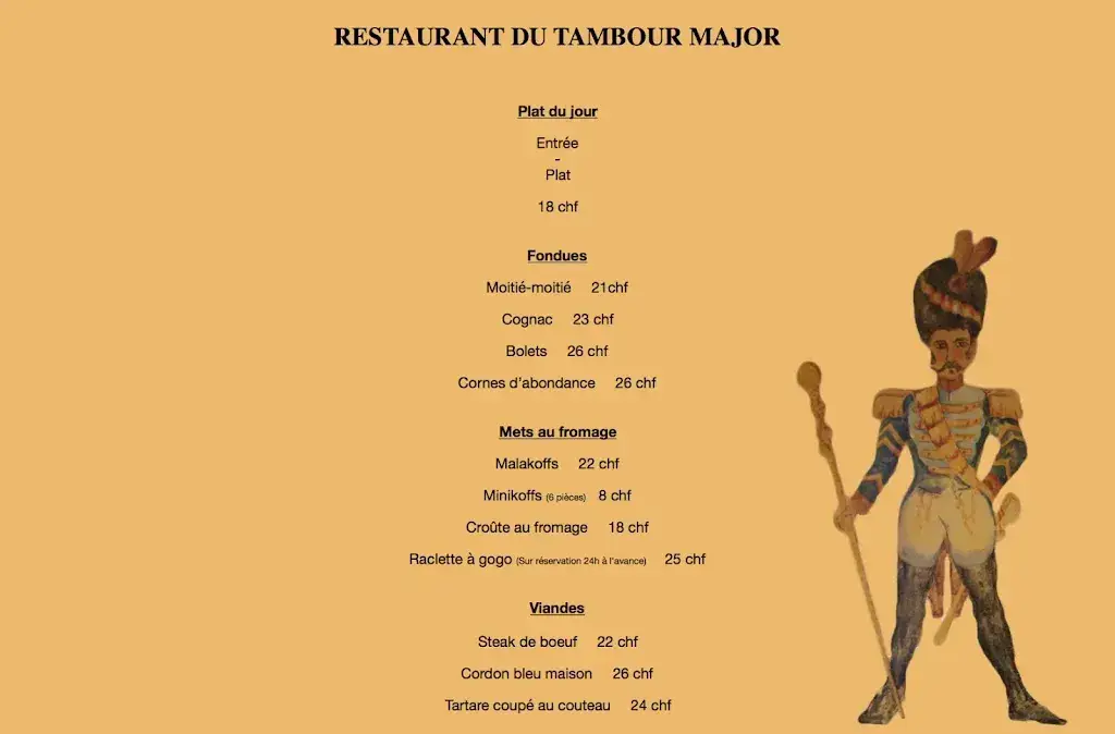 Menu_Restaurant du Tambour Major_Plan-les-Ouates_image_4