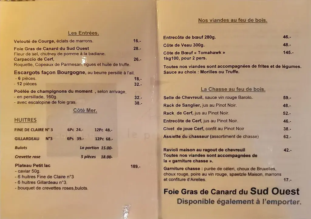 Menu_Le Petit Lac_Corsier_image_2