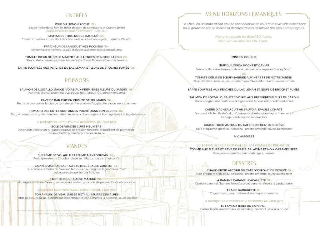 Restaurant Le Lion d'Or restaurant à Cologny