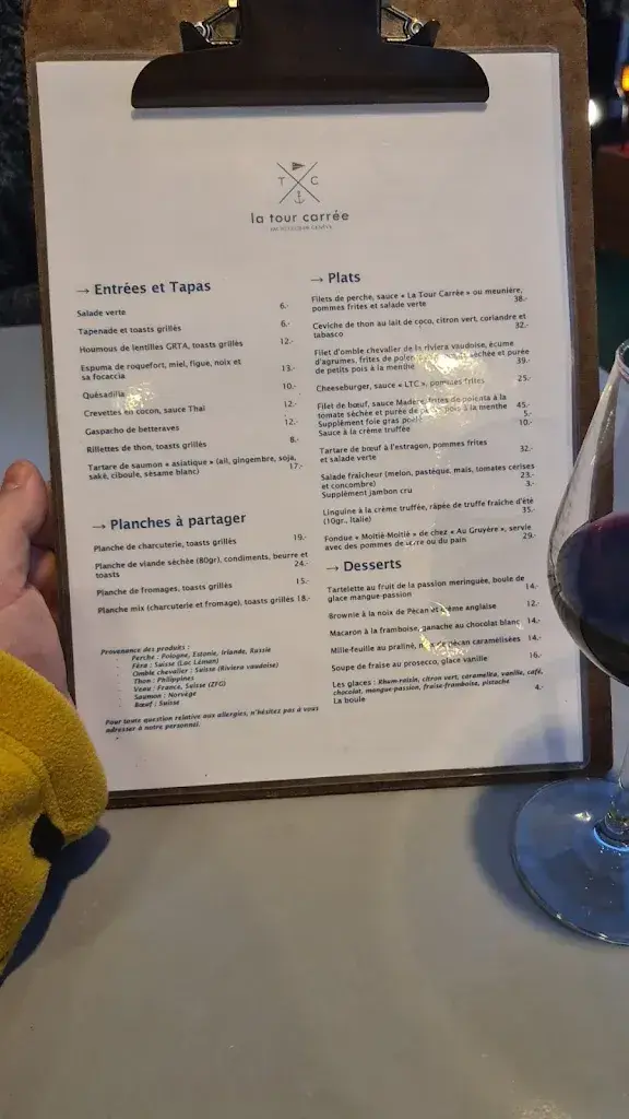 Yacht Club de Genève restaurant à Cologny