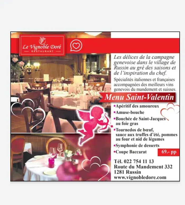 Café-Restaurant Vignoble Doré_Russin_menu_image_1