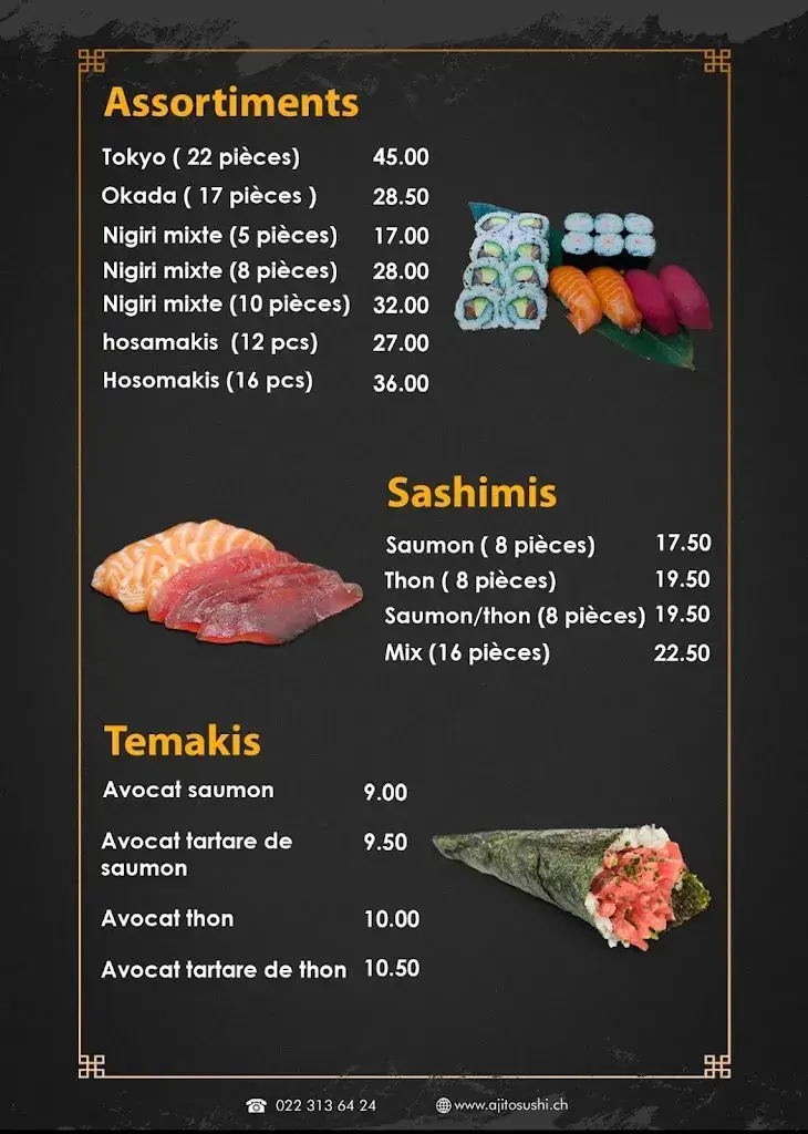 Ajito Sushi restaurant à Chêne-Bougeries