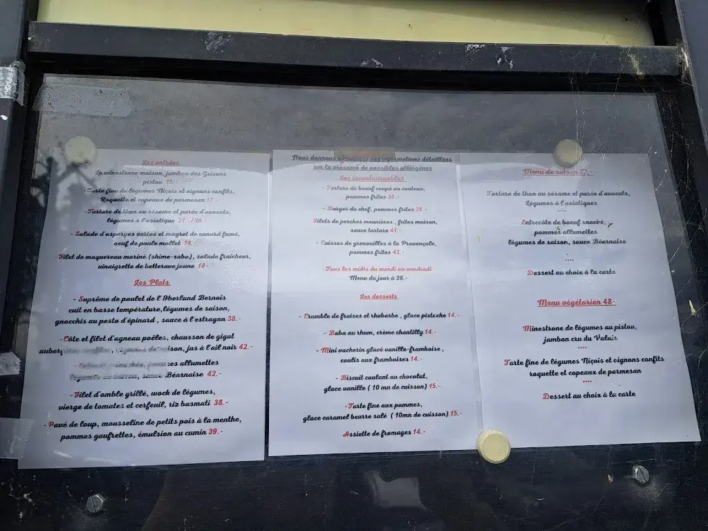 Menü_Le Relais de Chambésy_Pregny-Chambésy_Bild_4