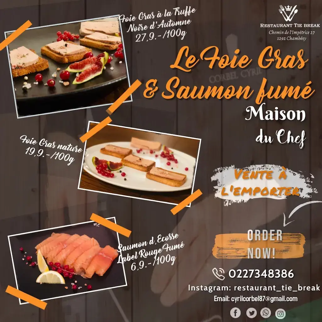 Menu_Restaurant le Tie-break_Pregny-Chambésy_image_2