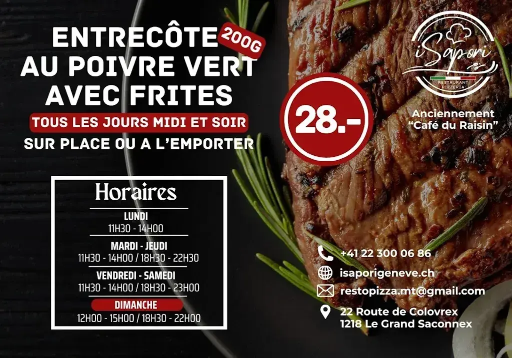 Menu_Restaurant Pizzeria I SAPORI_Le Grand-Saconnex_image_4