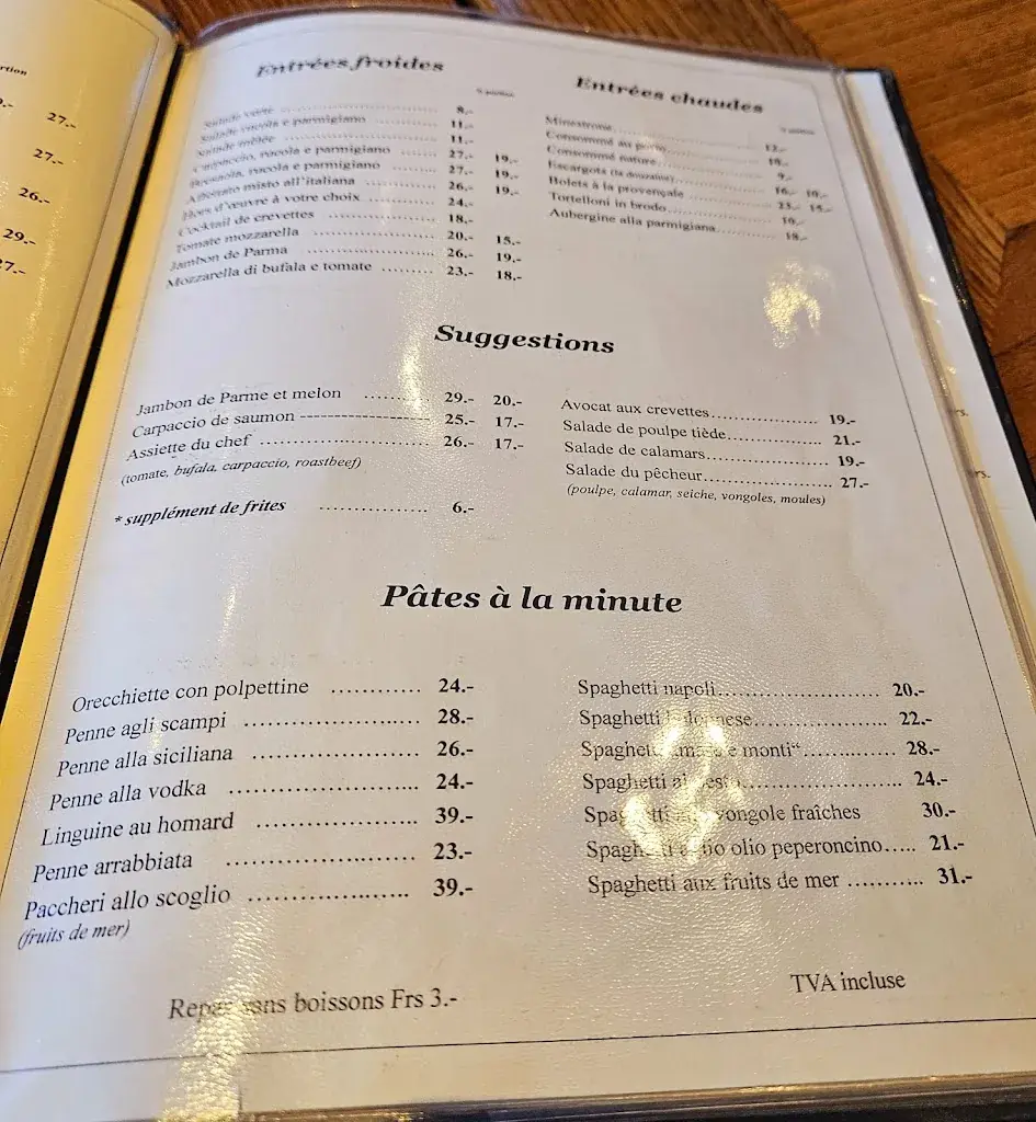 Menu_La Gioconda_Cointrin_image_4