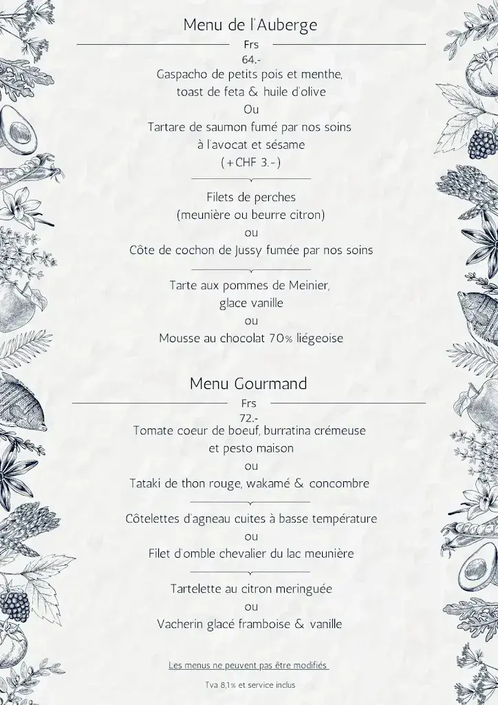 Auberge du Cheval Blanc_Meinier_menu_image_1