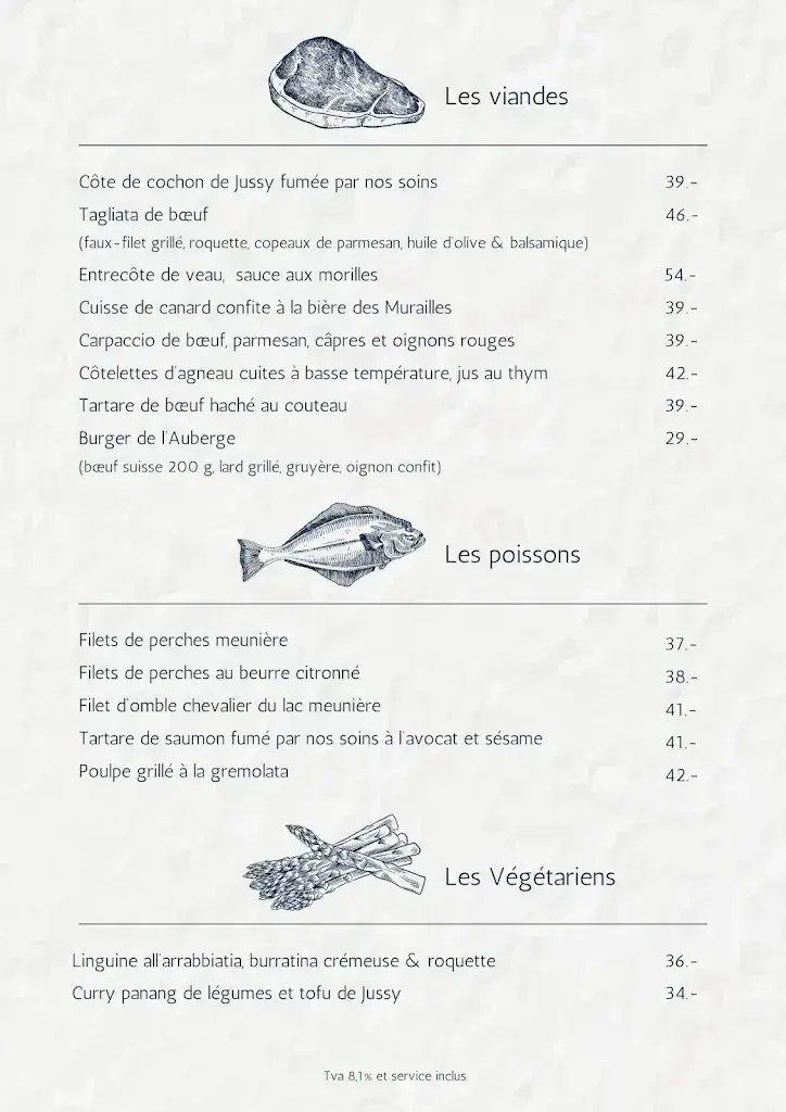 Menu_Auberge du Cheval Blanc_Meinier_image_3